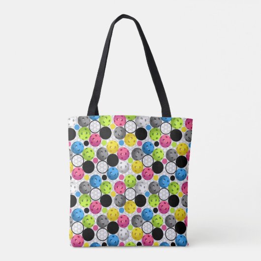 Multicolor Pickleball Tote Bag (Achterkant)