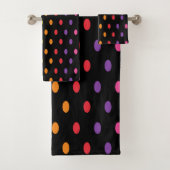 Multicolor Polka Bath-handdoekset Bad Handdoek (Insitu)