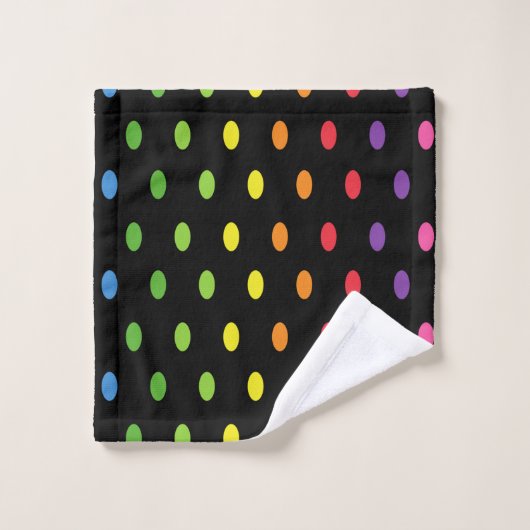 Multicolor Polka Bath-handdoekset Bad Handdoek (Wasdoekje)