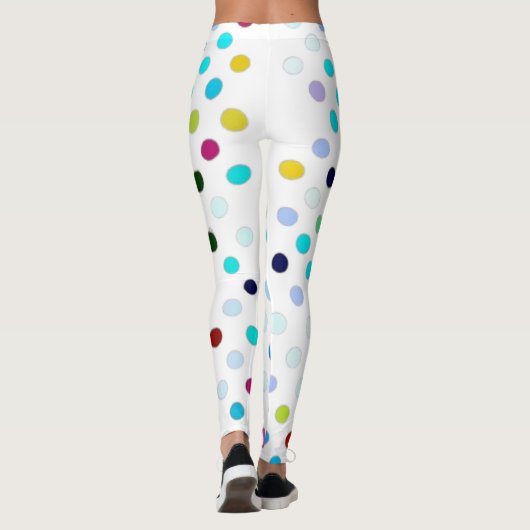 MultiColor polka-dot Leggings (Achterkant)