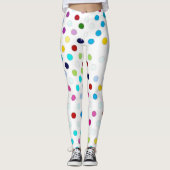 MultiColor polka-dot Leggings (Voorkant)