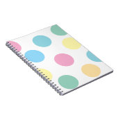 Multicolor Polka Dots Notitieboek (Rechterzijde)