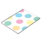 Multicolor Polka Dots Notitieboek (Linkerzijde)