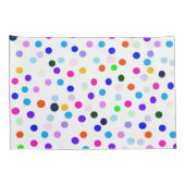 Multicolor Polka Dots Standaard Kussenslopen (Achterkant-Rechts)