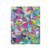 Multicolor prismatische driehoekige kleurrijke notitieblok (Linkerzijde)