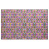 Multicolor Psychedelic Wavy Striped Rhombussen Stof (Yard (91,4 cm))
