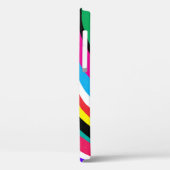Multicolor Psychedelic Wavy Stripes Case-Mate iPhone Case (Achterkant / Links)