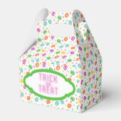 Multicolor Pumpkins Halloween Pattern Bedankdoosjes (Achterkant)