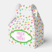 Multicolor Pumpkins Halloween Pattern Bedankdoosjes (Voorkant Zijde)