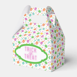 Multicolor Pumpkins Halloween Pattern Bedankdoosjes