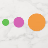 Multicolor Pumpkins Halloween Pattern Confetti (Achterkanten)