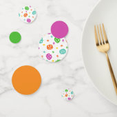 Multicolor Pumpkins Halloween Pattern Confetti (Groep)