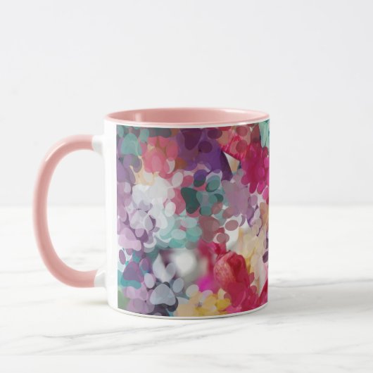 Multicolor puppy paw mok (Links)
