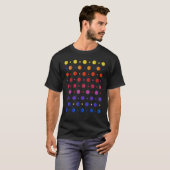 Multicolor Rainbow Polka Dot International Dot Day T-shirt (Voorkant volledig)