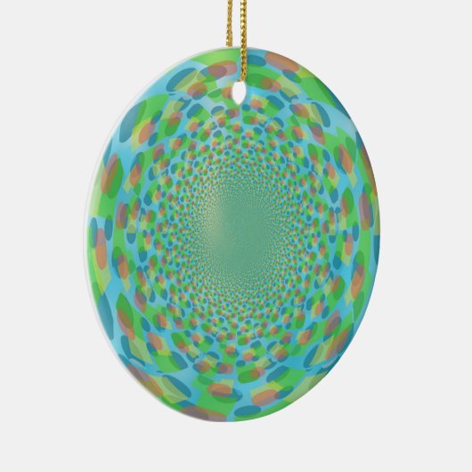 Multicolor receding design keramisch ornament (Rechts)