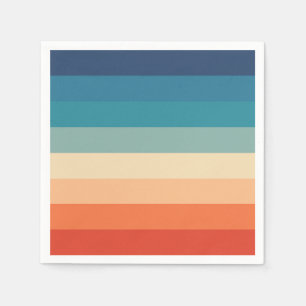 Multicolor regenboogstrips, inapkin voor design servet