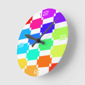 MultiColor Ronde Klok (Hoek)