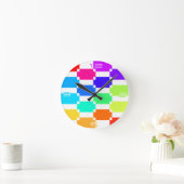 MultiColor Ronde Klok (Huis)