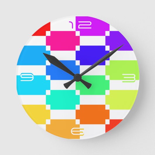 MultiColor Ronde Klok (Voorkant)