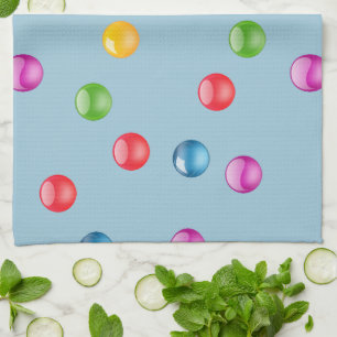 Multicolor Shiny Polkadot Confetti DIY Achtergrond Theedoek