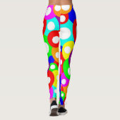 Multicolor Simple Dotty Pattern Leggings (Achterkant)
