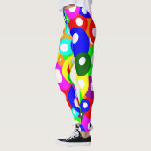 Multicolor Simple Dotty Pattern Leggings (Links)