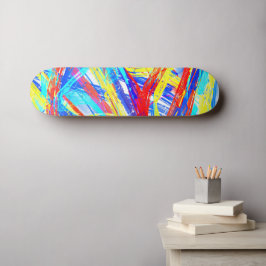 Multicolor Skateboard voor Volwassenen, Tiener, Ki