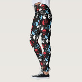 Multicolor Skull Pattern Leggings (Links)