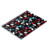 Multicolor Skull Pattern Notitieboek (Linkerzijde)