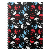 Multicolor Skull Pattern Notitieboek (Voorkant)