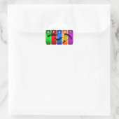 Multicolor Skydiving Emblem Ronde Sticker (Tas)