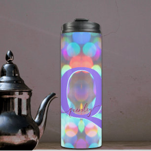 Multicolor Sparkle Thermal Tumbler Thermosbeker