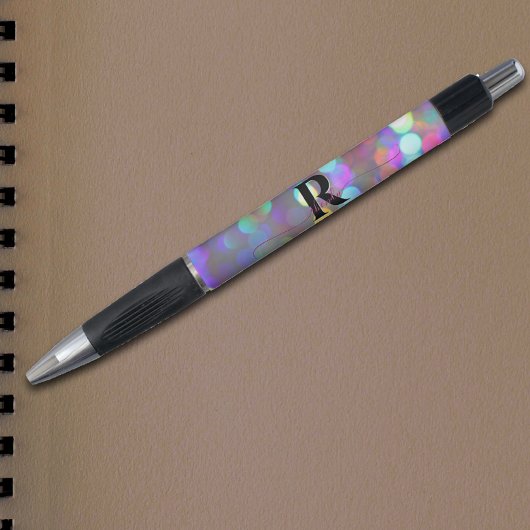 Multicolor Sparkles Desk Mat Pen