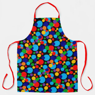 Multicolor Spots & Stippen Schort