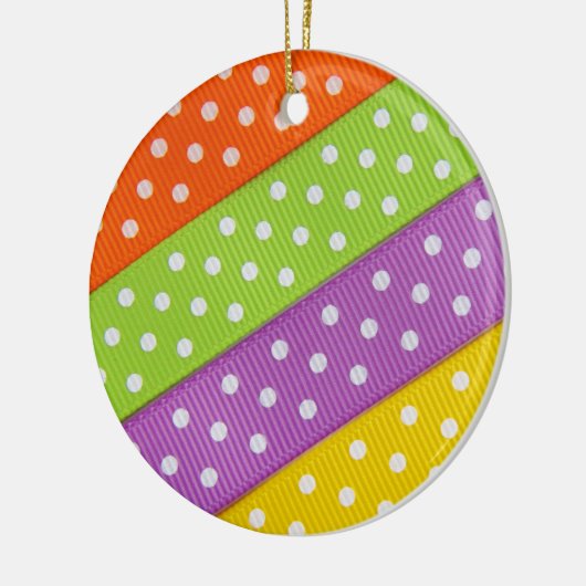 Multicolor Spotted Band Keramisch Ornament (Links)