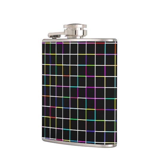Multicolor Square Lined Pattern Heupfles (Links)