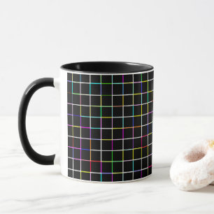 Multicolor Square Lined Pattern Mok
