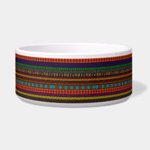 Multicolor, stam, hondenkom - Tanzania Voerbakje