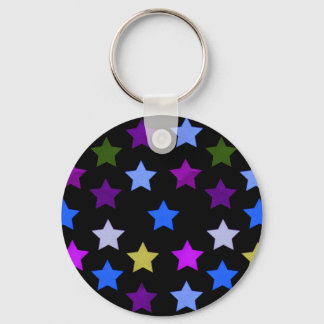 Multicolor Star Pattern Sleutelhanger