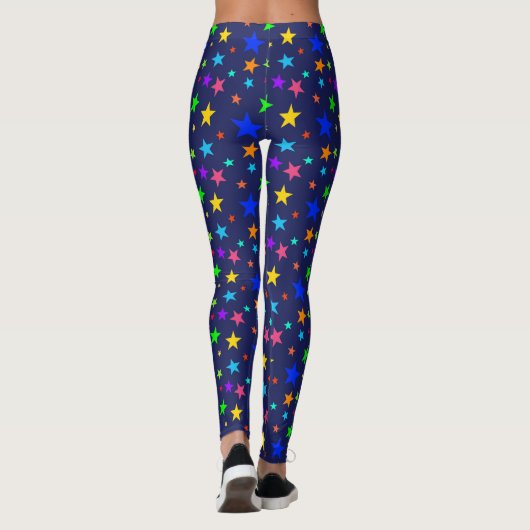 Multicolor Stars | Halloween Leggings (Achterkant)