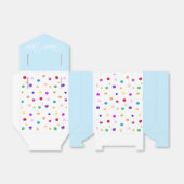 Multicolor Stippen Bedankt Bedankdoosjes (Uitgevouwen)