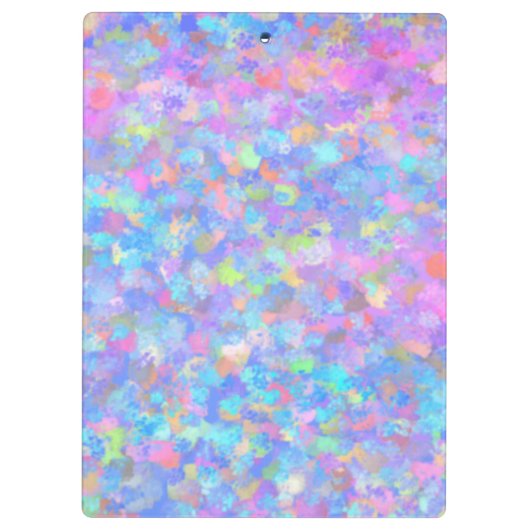 Multicolor Stippenkunst Klembord (Achterkant)