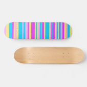 Multicolor Stripe 2 Persoonlijk Skateboard (Horizontaal)
