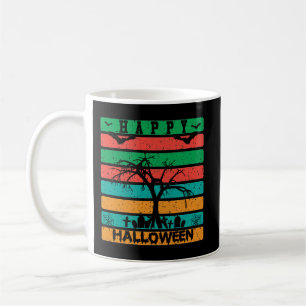 Multicolor Stripe begraafplaats met vleermuizen en Koffiemok