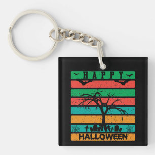 Multicolor Stripe begraafplaats met vleermuizen en Sleutelhanger