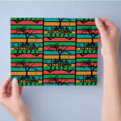 Multicolor Stripe begraafplaats van tapijtpapier Flyer (Hand)