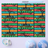 Multicolor Stripe begraafplaats van tapijtpapier Flyer (Enkel)