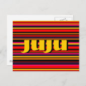  Multicolor Stripe Briefkaart (Voorkant / Achterkant)