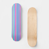 Multicolor Stripe Skateboard (Voorkant)