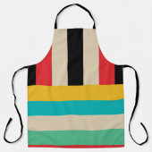 Multicolor Stripe Stripes Schort (Voorkant)